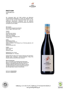 0,75 Liter 2022 Pinot Noir Göttweiger Berg